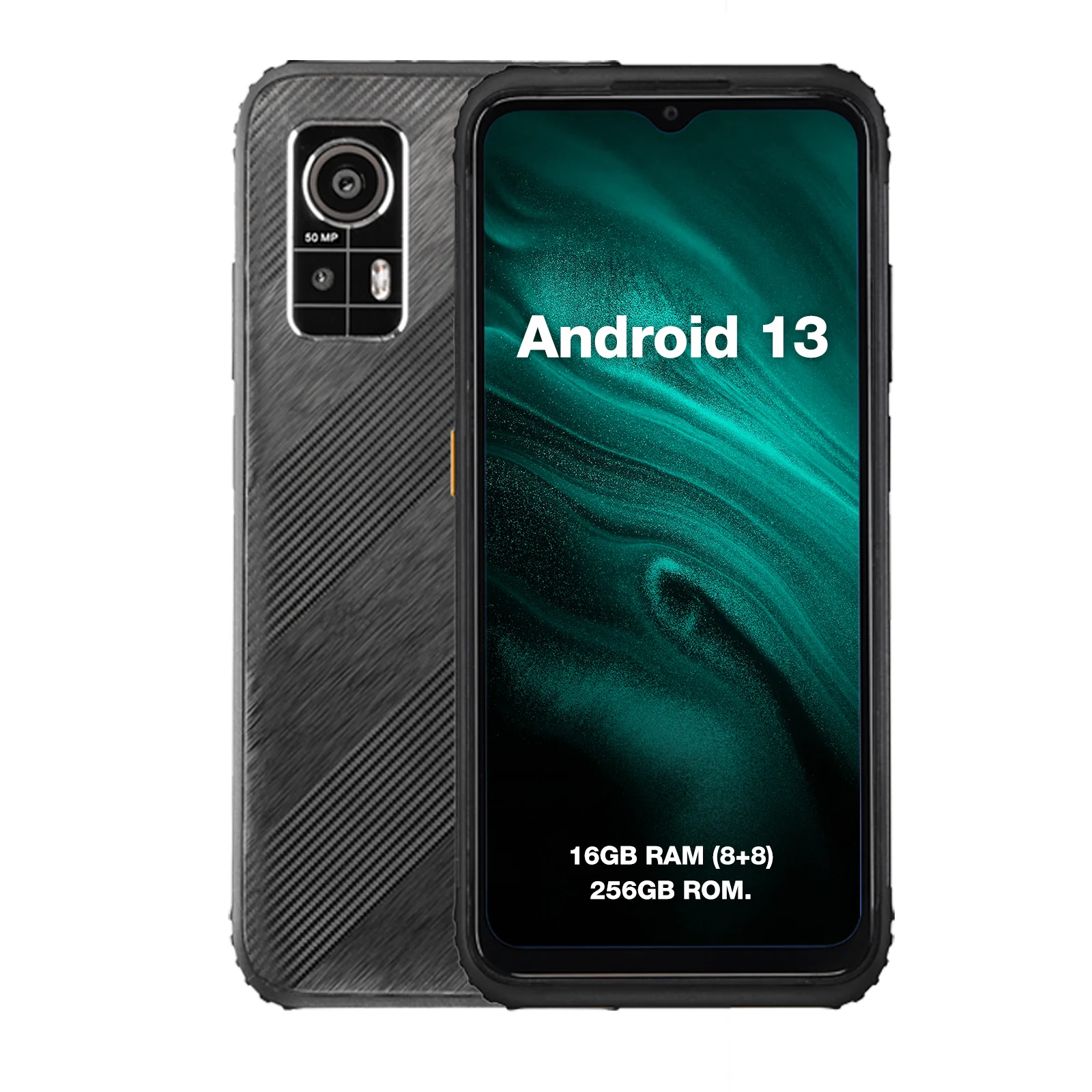 AGM H6 | Ultra-Thin | Rugged | 6.56-inch 90Hz Display | 8GB RAM + 8GB Virtual Expanded RAM + 256GB ROM | Android 13 - Image 9