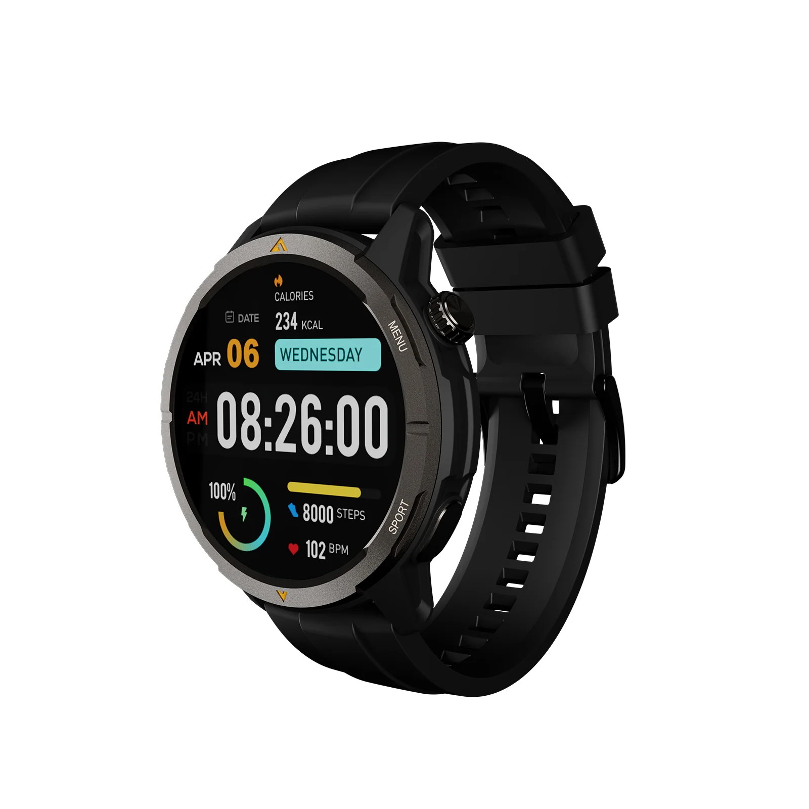 AGM Legion | Rugged | AMOLED | Health Monitoring | Multi-Sport | 5 ATM | Long Lasting Battery | GPS | Compass - Image 3