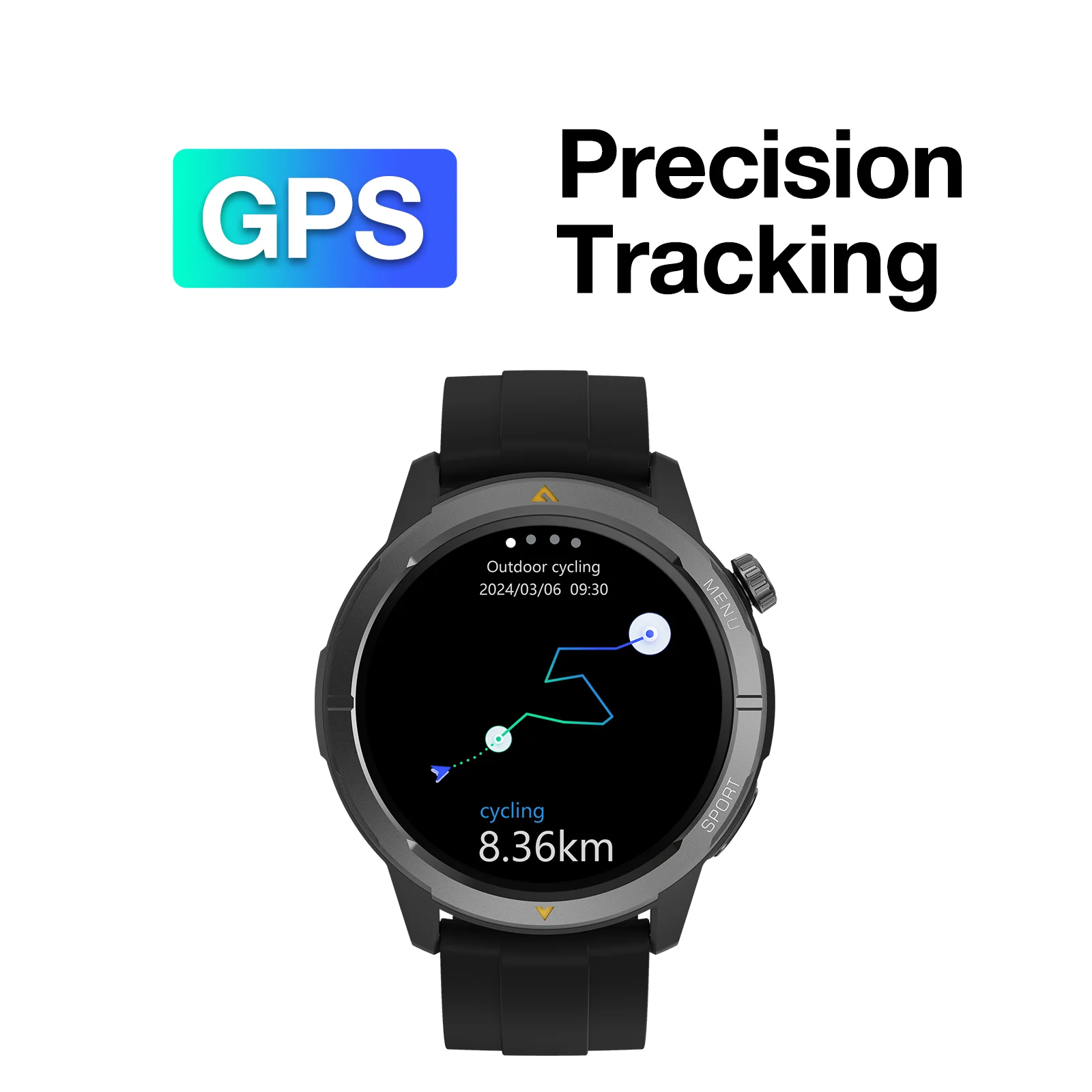 AGM Legion | Rugged | AMOLED | Health Monitoring | Multi-Sport | 5 ATM | Long Lasting Battery | GPS | Compass - Image 8