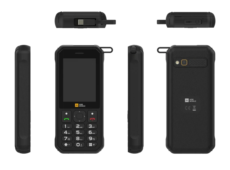 AGM M11|Rugged Power Bank Phone|Wired Reverse Charging|4G LTE|4000mAh Battery|WiFi Hotspot|FM Radio|3.5mm Jack|IP68&IP69K | WaterProof - Image 9