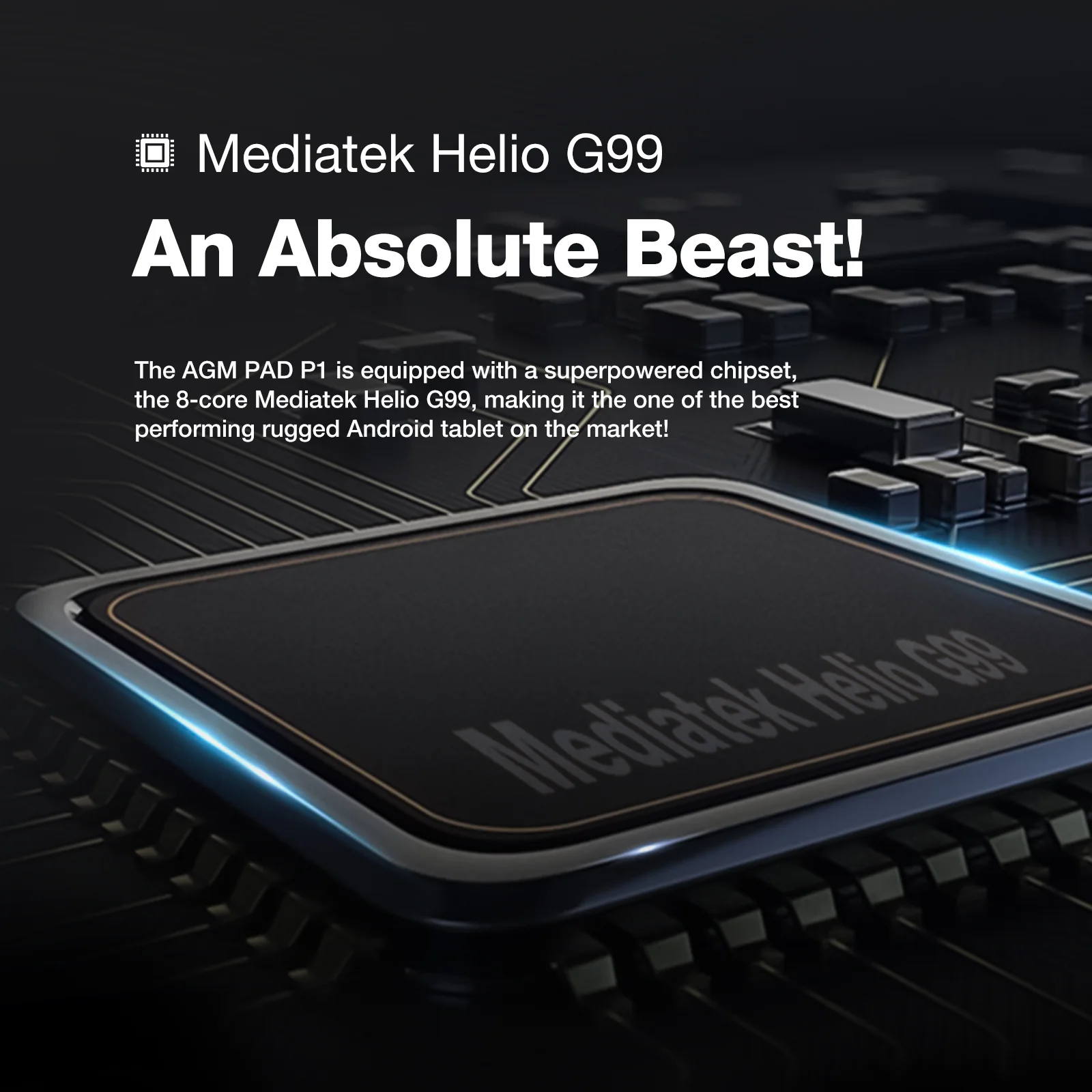 AGM PAD P1 | 4G LTE Waterproof Tablet | Powerful Chipset | Lightweight | 2K Resolution Display | Big Battery | Android 13 - Image 7