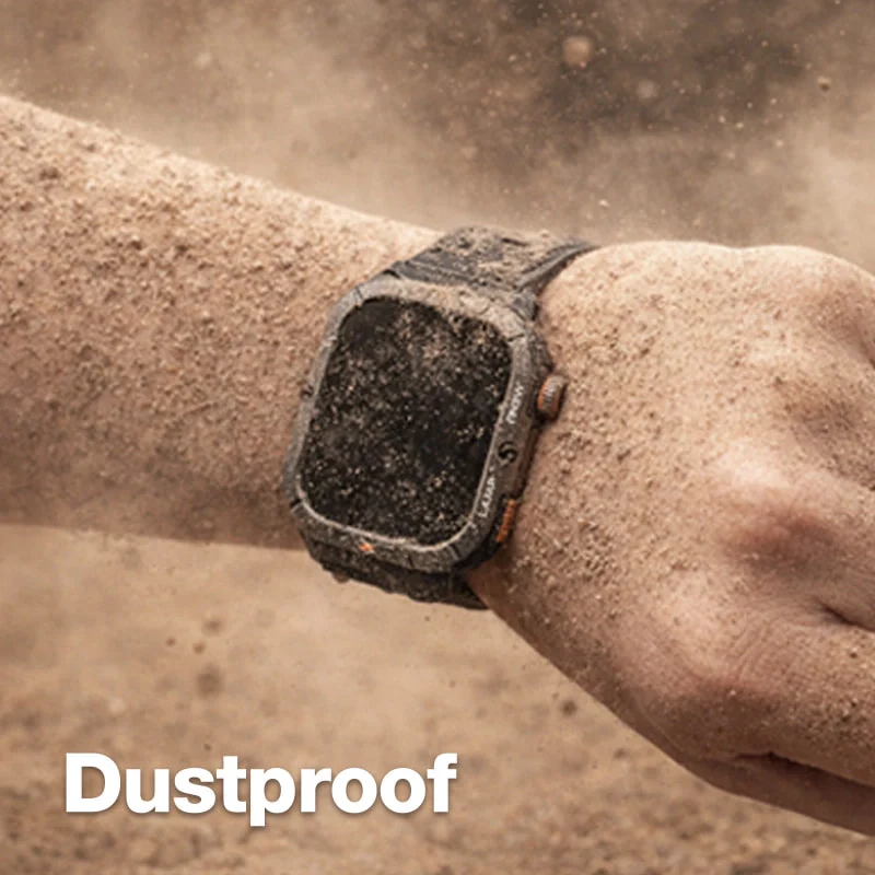 AGM Legion 3 | Smart Watch | AMOLED Display | 500mAh Battery| Bluetooth Call | Heart Rate Monitor | 5ATM Waterproof | LED Flashlight | Square Rugged Sport Watch - Image 5